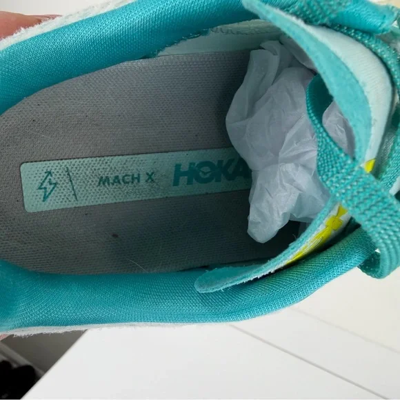 HOKA Women's Mach X Carbon Plated Shoes Sneakers Size 6.5 - Picture 9 of 11